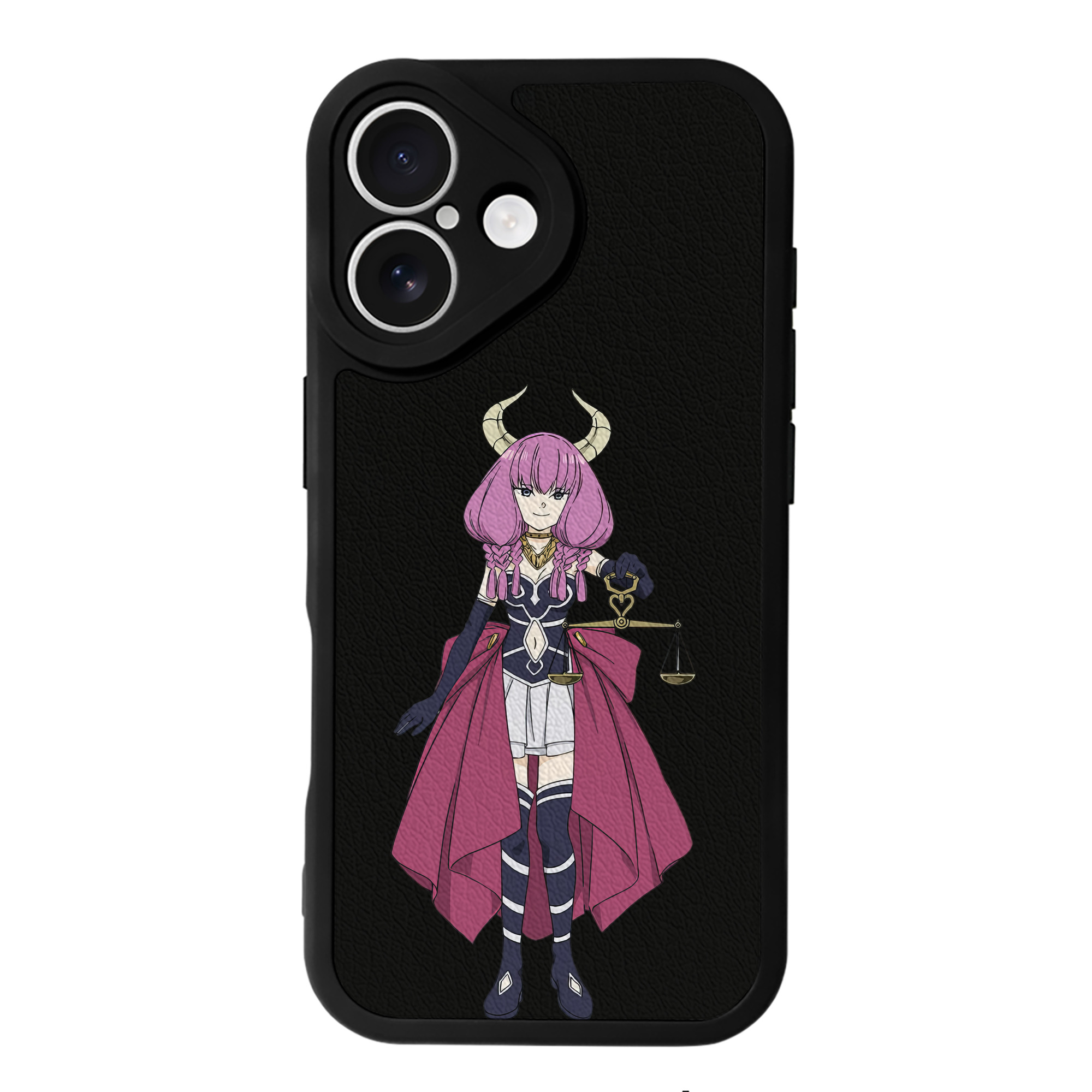 （画像用） 葬送のフリーレン Frieren 【iPhone 16シリーズ対応】シリコンスマホケース（レザー調） 材質：シリコン